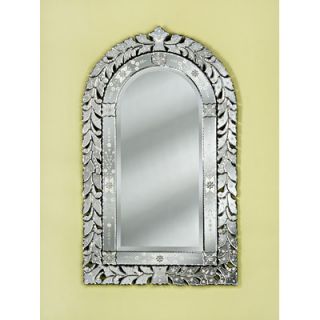 Venetian Gems 47 H x 28 W Oriel Venetian Mirror