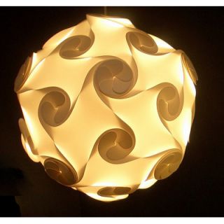 Electric Firefly Designs Large Orbital Lightshade in White by Electric