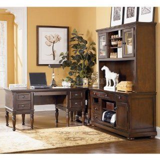 Porter Storage Desk Home Office Set w/ Credenza H697 strg cr ho set  