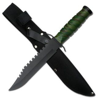 Survivor HK 699 Survival Knife 13.25 Inch Overall  Hunting Knives  Sports & Outdoors