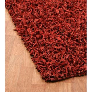 St. Croix Pelle Leather Red Rug