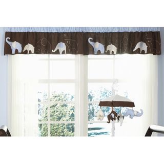Carters® Green Elephant Curtain Valance