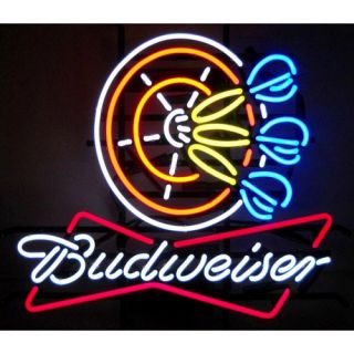 Budweiser Darts neon sign Great for billiard halls game rooms as well