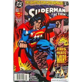The Battle for Metropolis Superman in Action This Means War (Action Comics 699) Books