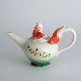 Franz Collection Goldfish Teapot