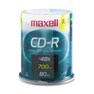 Maxell 648200 700 MB 80 min CD R 100 Pack Electronics