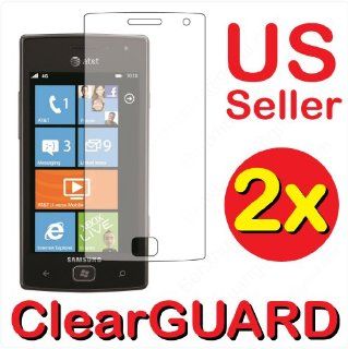 2x Samsung Focus Flash SGH i677 Premium Clear LCD Screen Protector Cover Guard Shield Protective Film Kit (2 Pieces) Cell Phones & Accessories