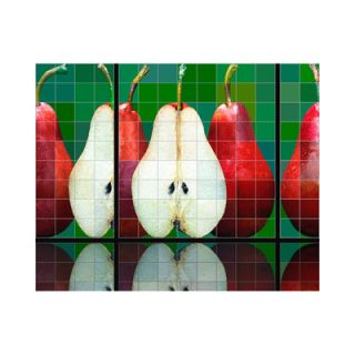 LMT Tile Murals Pears Kitchen Tile Mural in Multi Colored