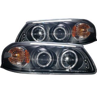 AnzoUSA 121339 Black Clear Projector Halo Headlight for Chevrolet Impala   (Sold in Pairs) Automotive