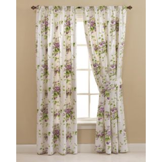 Waverly Sweet Violets Cotton Lined Panel (Set of 2)