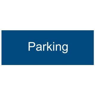 Parking Sign EGRE 505 White on Blue Parking Control  Business And Store Signs 