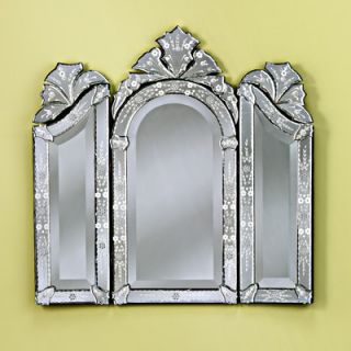 Venetian Gems Monet Wall Mirror in Clear