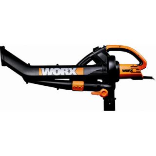 WORX TriVac All in One Compact Electric Blower with Metal Impeller and