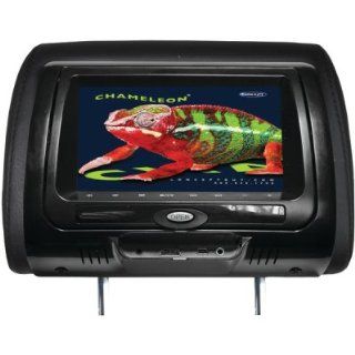 Concept Cld 703 7 Chameleon Headrest Monitor With Hd Input Built In Dvd Player Touch Buttons & High Audio Output  Vehicle Headrest Video 