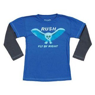 Rush Fly By Night Childrens T shirt Music Fan T Shirts Clothing