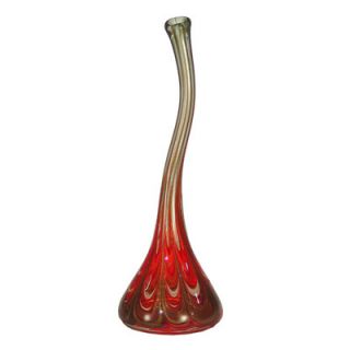 Dale Tiffany Fire Dance Slender Gourd Vase