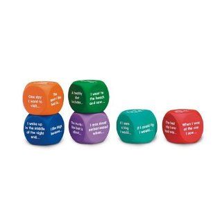 Learning Resources Writing Prompt Cubes  Learning And Development Toys 