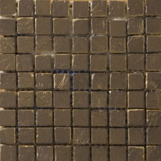 Emser Tile Treasure 12 x 12 Metal Coated Travertine Mosaic in
