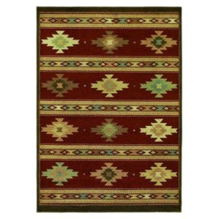 Shaw Rugs Origins Painted Desert Cayenne Red Rug