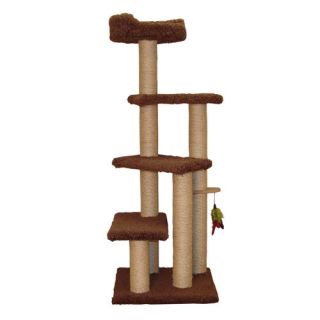 55 Step up Cat Tree with Sky Lookout