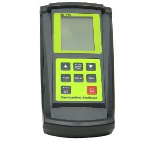 TPI 708 Combustion Efficiency Analyzer with Flue Probe, 3 x 1.5V AA Alkaline Batteries, Backlit LCD Display, 14 to 122 Degree F Leak Detection Tools
