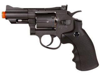 TSD/WG 708 CO2 Airsoft Revolver, Black airsoft gun  Airsoft Pistols  Sports & Outdoors