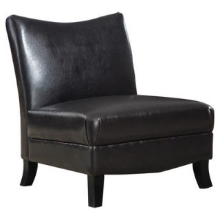 Monarch Specialties Inc. Leather Slipper Chair