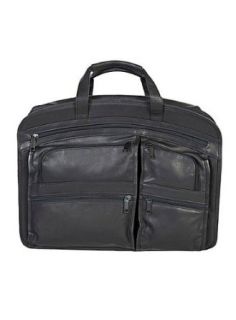 Scully Bags Leather Computer Brief Work Bag 709 11 Black Clothing