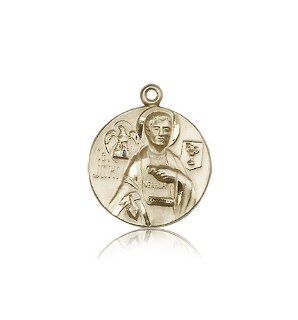 14kt Gold St. John the Evangelist Medal Charms Jewelry