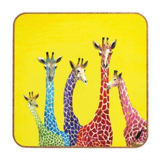 DENY Designs Clara Nilles Jellybean Giraffes Wall Art