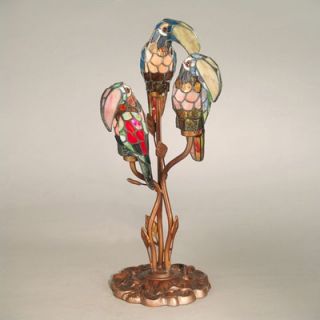Dale Tiffany Port Douglas Parrot Accent Table Lamp
