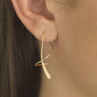Palm Beach Jewelry Spiral Pierced Earrings