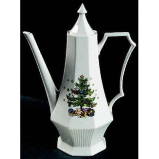 Nikko Ceramics Christmastime Coffee Pot and Lid