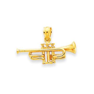 Jewelryweb 14K Trumpet Pendant