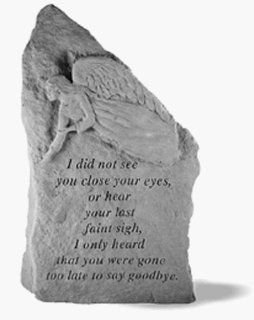 Too Late To Say Good Bye Memorial Stone Totem  Outdoor Decorative Stones  Patio, Lawn & Garden
