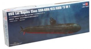 Hobby Boss USS Los Angeles Class SSN 688/VLS/688I 3 in 1 Boat Model Building Kit Toys & Games