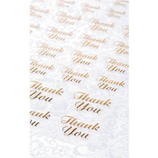 Clear Stickers 47/Pkg Gold Thank You   Childrens Decorative Stickers