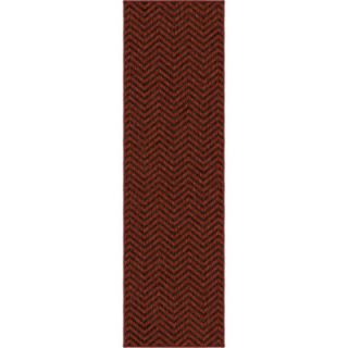 Orian Simplicity Cinnabar Brown Harrington Rug