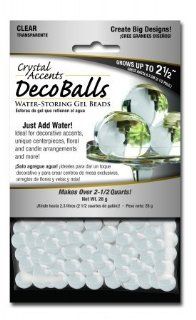Crystal Accents Deco Balls 1 oz Retail Pack Clear   Indoor Artificial Snow