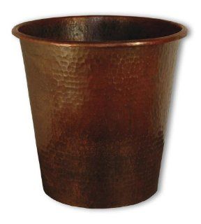 Anitque Copper Waste Basket   Waste Bins