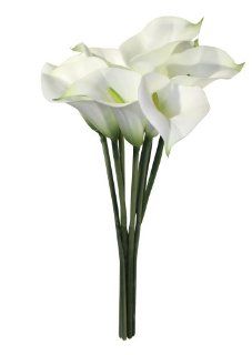 Floral Lights Lighted Calla Lily Flower Stem (set of 8 stems) with 8 bulbs, 20 inch inches   Led Household Light Bulbs  