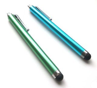 Bargains Depot (Green & Blue) 2 pcs (2 in 1 Bundle Combo Pack) Capacitive Stylus/styli Universal Touch Screen Pen for Tablet PC Computer  Elsse 4.3 Inch Tablet, MSI WindPad 110W 10 Inch Tablet, NABI FUHUNABI A 7 Inch 4GB Tablet, Epad 7 Inch Android T