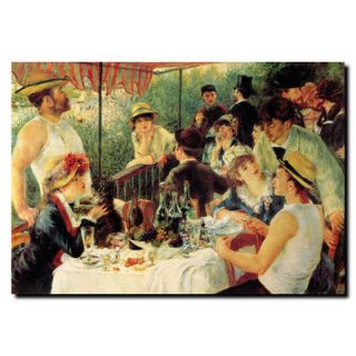 Trademark Art Luncheon of the Boating Party by Pierre Renoir