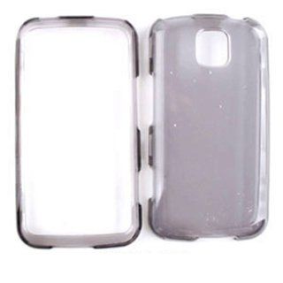 PHONE ACCESSORY FOR LG OPTIMUS M MS690 TRANS SMOKE Cell Phones & Accessories