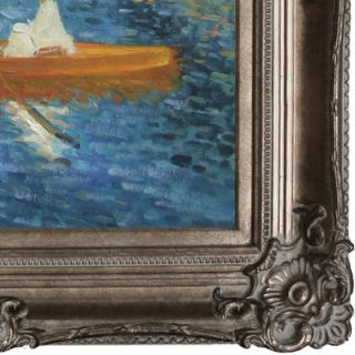 Tori Home Renoir Boating on the Seine Hand Painted Oil on Canvas Wall