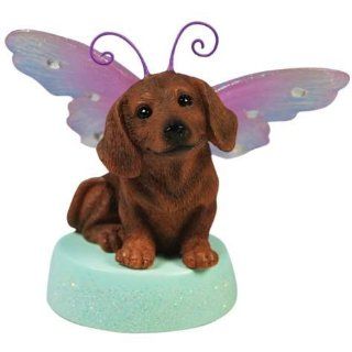 Westland Giftware Wings by Keith Kimberlin Daschshound Lighted Figurine   Collectible Figurines