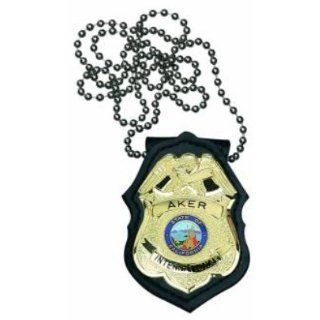 Aker Leather Aker   690 Recessed Federal Badge Holder   A690 BP Clothing