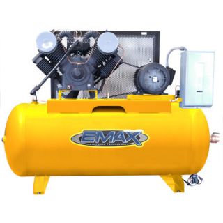 EMAX 120 Gallon 20 HP 2 Stage Stationary Air Compressor