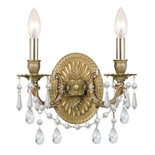 Crystorama Gramercy 2 Light Candle Wall Sconce