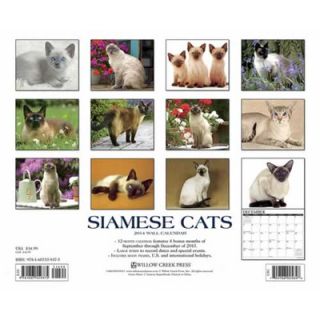 Willow Creek Press Siamese Cats 2014 Wall Calendar